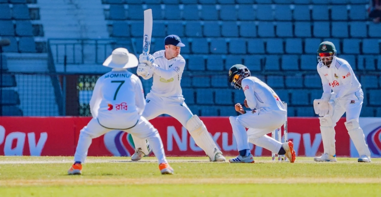 বাংলাদেশ দলের প্রথম টেস্টে ইনিংস ব্যবধানে জয়ের মুহূর্ত