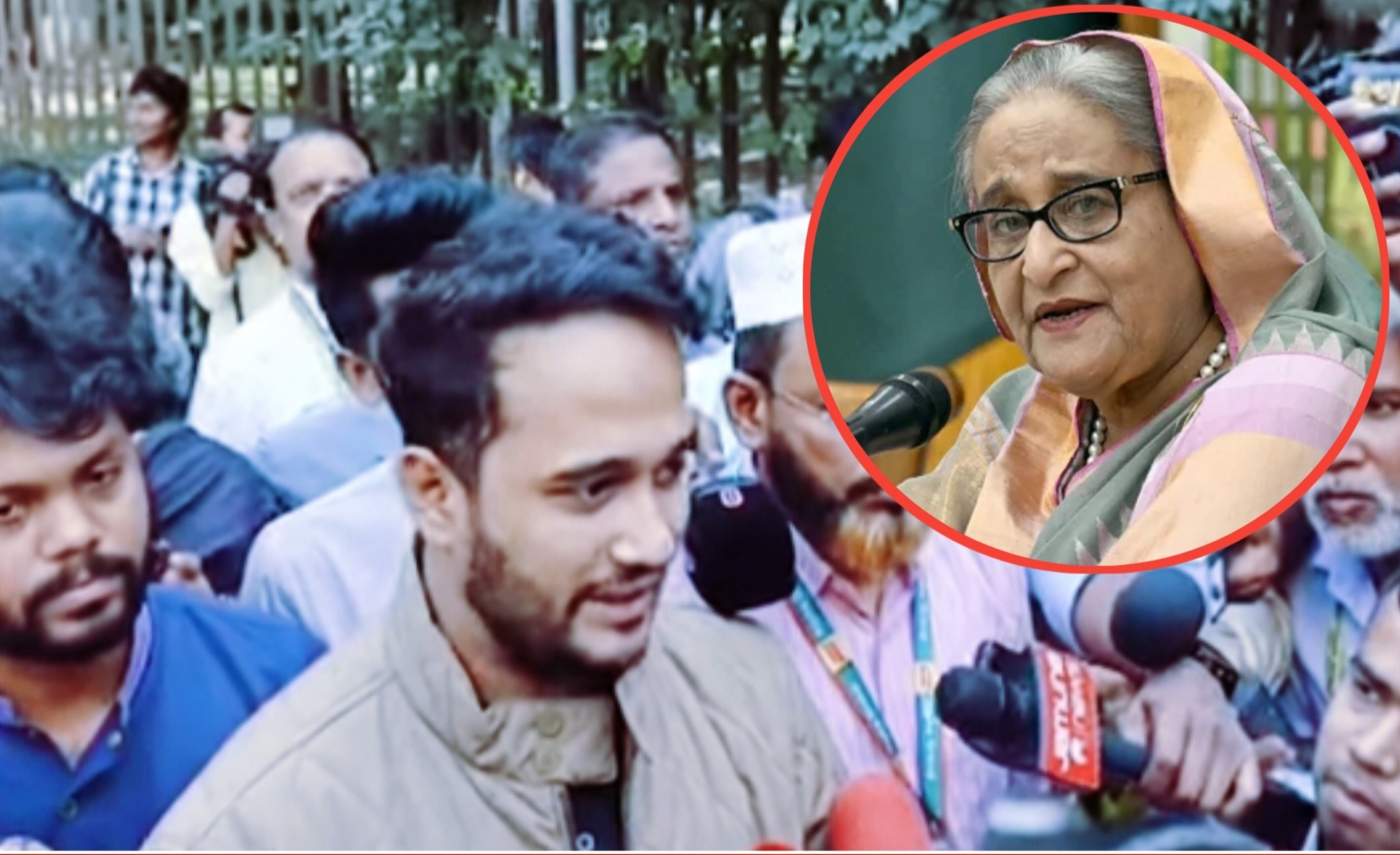 শহীদ মুগ্ধের ভাইয়ের হাসিনাকে ফাঁসি দাবির বক্তব্য