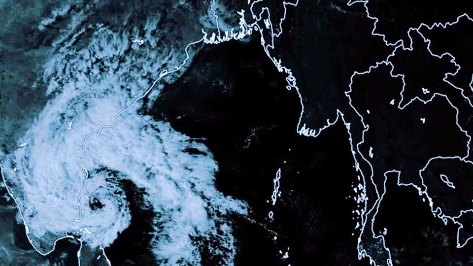 ঘূর্ণিঝড় ডিটওয়াহের সর্বশেষ স্যাটেলাইট চিত্র