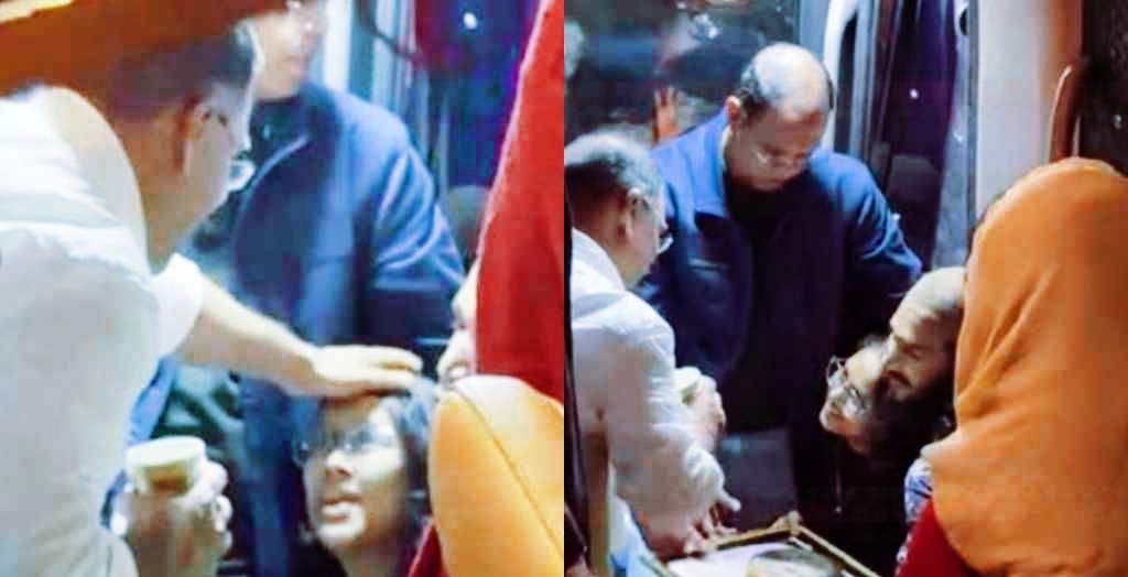 তারেক রহমান কিশোরীর সঙ্গে কথা বলছেন