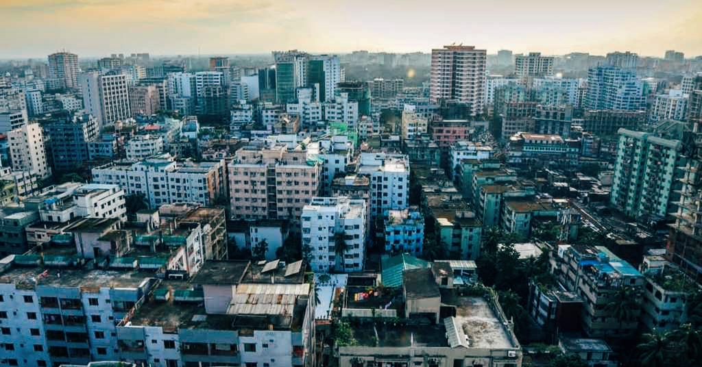 ঢাকার দূষিত বাতাসের ছবি