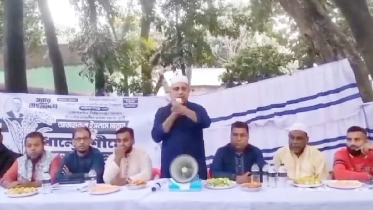 নারায়ণগঞ্জে বিএনপি নেতার নির্বাচনী হুমকির ভিডিও