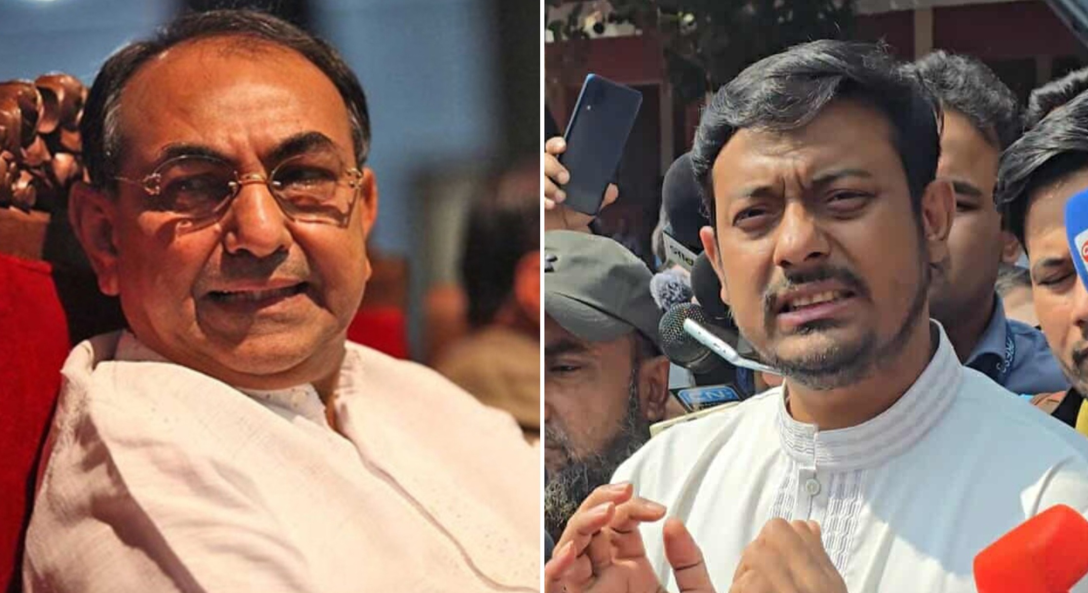 নির্বাচন কমিশনে আবেদন জমা দিচ্ছেন এনসিপি নেতারা