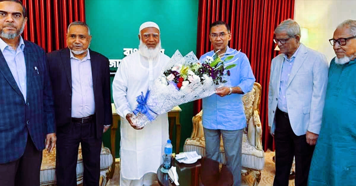 জামায়াত আমিরের বাসায় তারেক রহমান